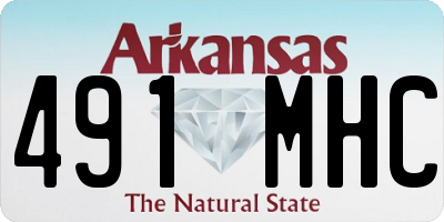 AR license plate 491MHC