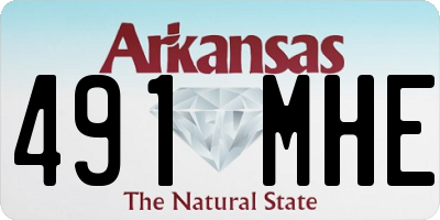 AR license plate 491MHE