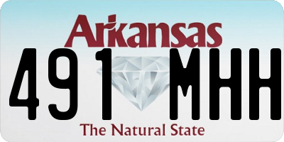 AR license plate 491MHH