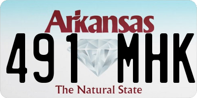 AR license plate 491MHK