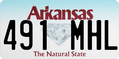 AR license plate 491MHL