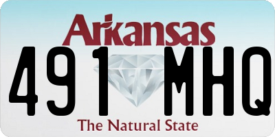 AR license plate 491MHQ