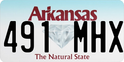AR license plate 491MHX