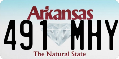 AR license plate 491MHY