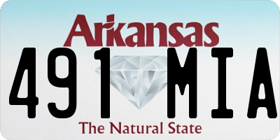 AR license plate 491MIA