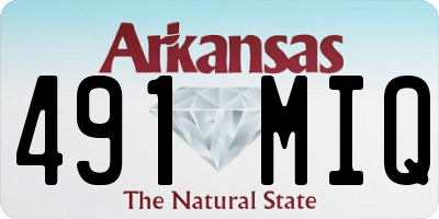 AR license plate 491MIQ