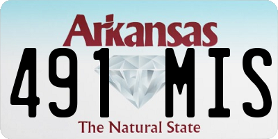 AR license plate 491MIS