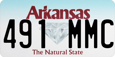 AR license plate 491MMC