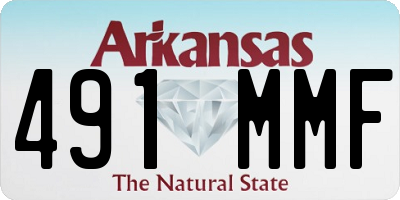 AR license plate 491MMF