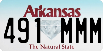 AR license plate 491MMM