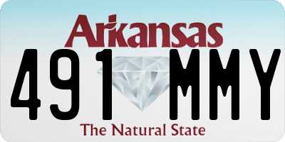 AR license plate 491MMY