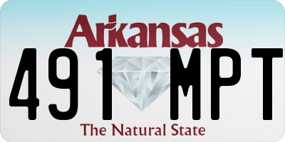 AR license plate 491MPT