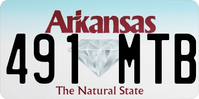AR license plate 491MTB