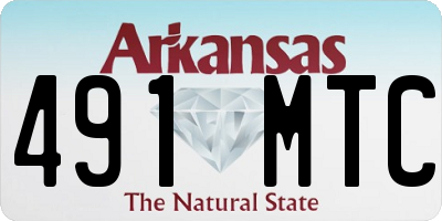 AR license plate 491MTC