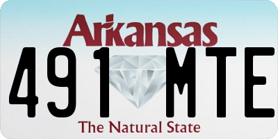 AR license plate 491MTE