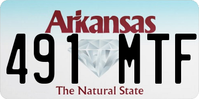 AR license plate 491MTF