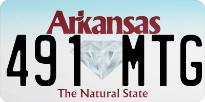 AR license plate 491MTG