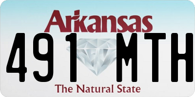 AR license plate 491MTH