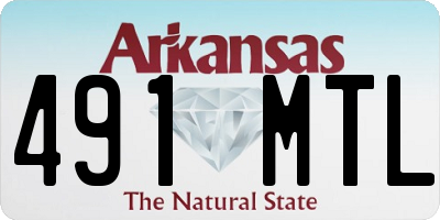 AR license plate 491MTL