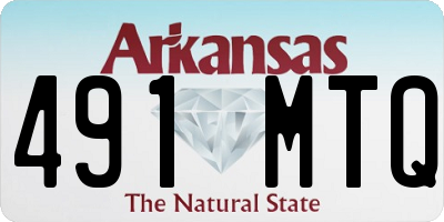 AR license plate 491MTQ