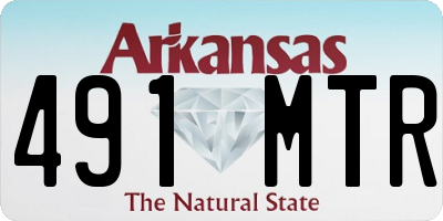 AR license plate 491MTR