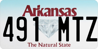 AR license plate 491MTZ