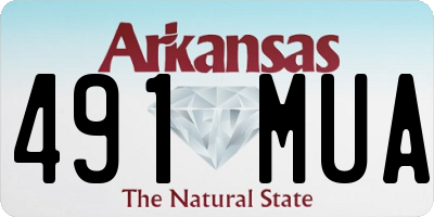AR license plate 491MUA