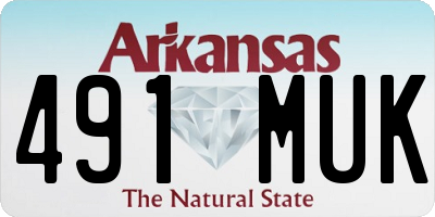 AR license plate 491MUK