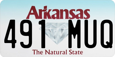 AR license plate 491MUQ