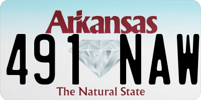 AR license plate 491NAW