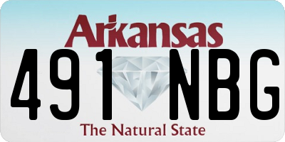 AR license plate 491NBG