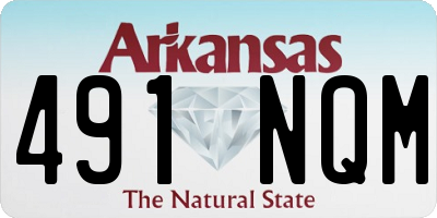 AR license plate 491NQM