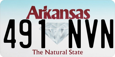 AR license plate 491NVN