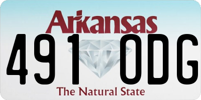 AR license plate 491ODG