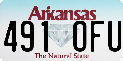 AR license plate 491OFU