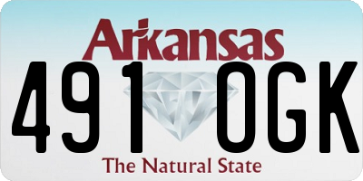 AR license plate 491OGK