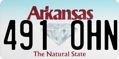 AR license plate 491OHN