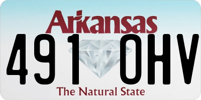 AR license plate 491OHV