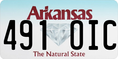 AR license plate 491OIC