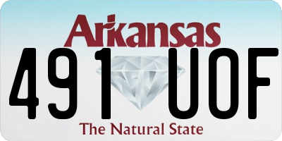 AR license plate 491UOF
