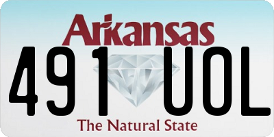 AR license plate 491UOL