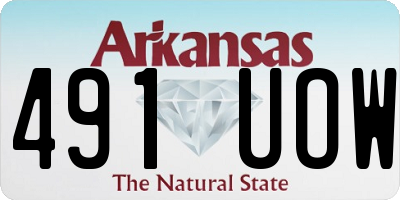 AR license plate 491UOW