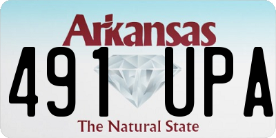 AR license plate 491UPA
