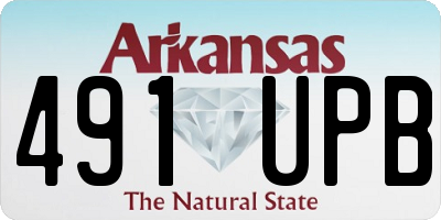 AR license plate 491UPB