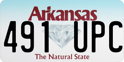 AR license plate 491UPC