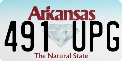 AR license plate 491UPG