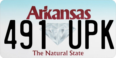 AR license plate 491UPK