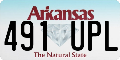 AR license plate 491UPL