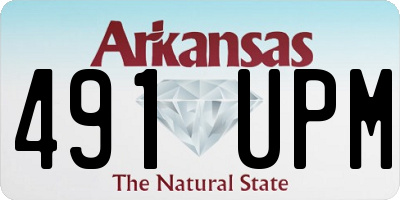 AR license plate 491UPM