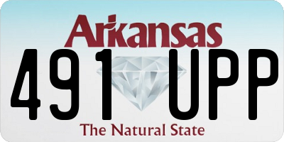 AR license plate 491UPP